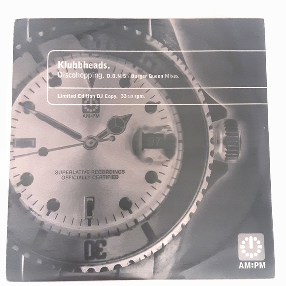 Vinyl record Klubbheads 1990s. Ltd Edition DJ copy
